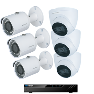 Trọn bộ camera quan sát KBVision 2.0MP 6 Camera KX-A2111C4