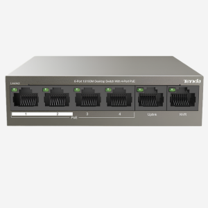 Bộ chia mạng Tenda 6 Ports 100 Mbps TEF1106P-63W
