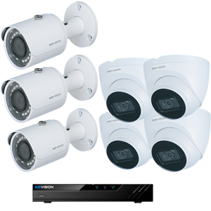 Trọn bộ camera quan sát KBVision 2.0MP 7 Camera KX-Y2001C4