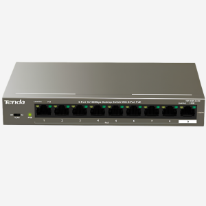 Bộ chia mạng Tenda 9 Ports 10/100 Mbps TEF1109P-8-63W