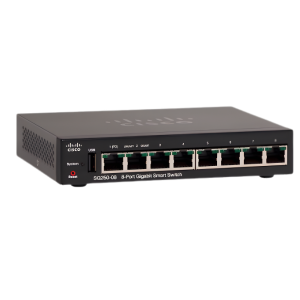 Bộ chia mạng Cisco 8 Ports PoE+ SG250-08-K9-EU