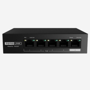 Bộ chia mạng TotoLink 5 Ports PoE 10/100 Mbps SW504P