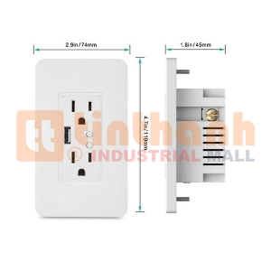 Ổ cắm thông minh Wifi Sonoff ES2USB