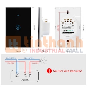 Công tắc cảm ứng WiFi thông minh Sonoff ET1UK-20A
