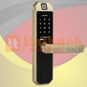 Khóa cửa vân tay - Thẻ từ - Mã số Widmann F20 (Gold)