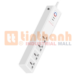 Ổ cắm thông minh kéo dài tích hợp USB Javis JS-SK5-W