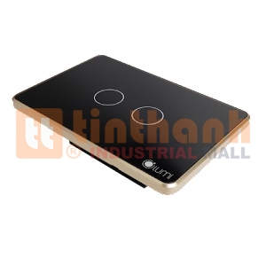Công tắc cảm ứng kính phẳng 2 kênh Lumi LM-S2L