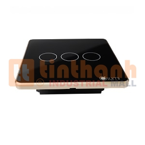 Công tắc cảm ứng kính phẳng 3 kênh Lumi LM-S3N