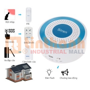 Chuông báo động không dây Sonoff SIREN-ALARM-02